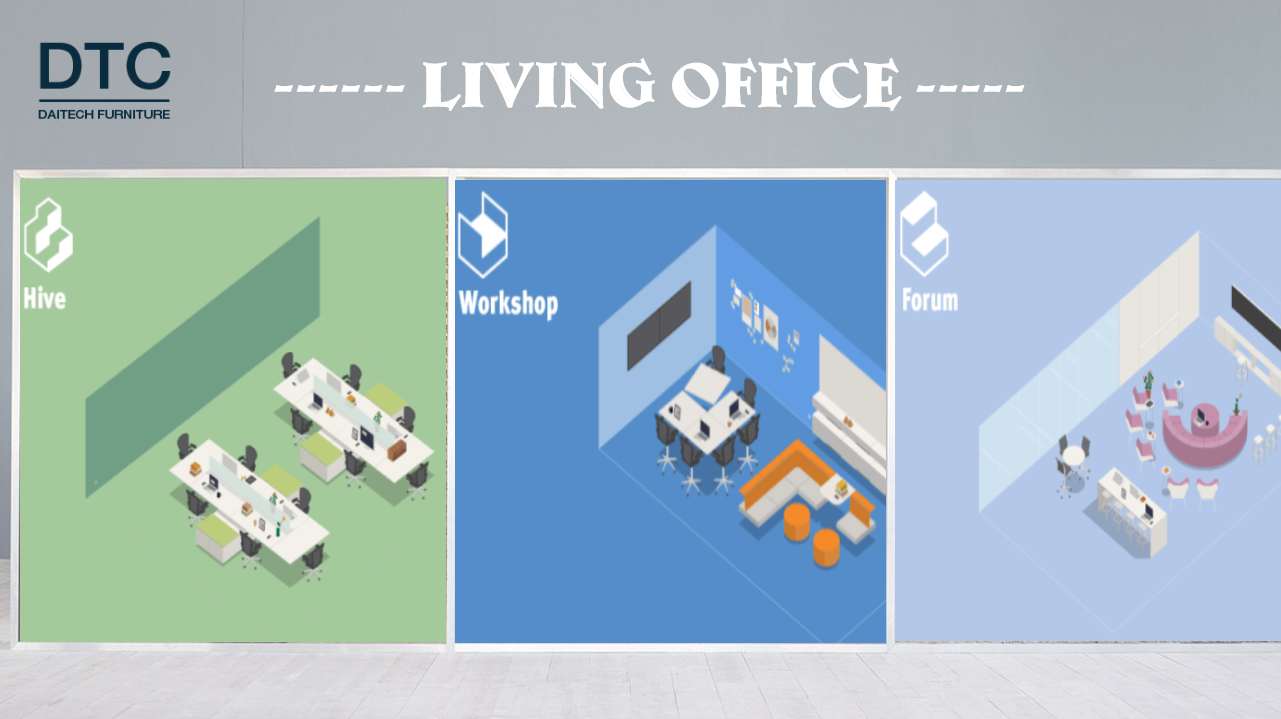 Giải pháp thiết kế nội thất văn phòng - Living Office (P1)